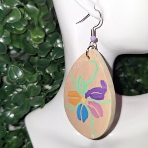 Custom Hand-Painted Earrings